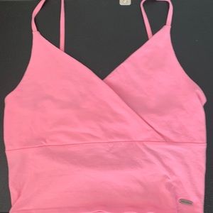 Pink Hollister Crossover Tank